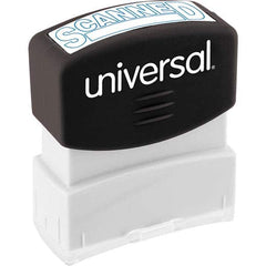 UNIVERSAL - Pre-inked Stock Stamps Type: Message Message: SCANNED - Eagle Tool & Supply