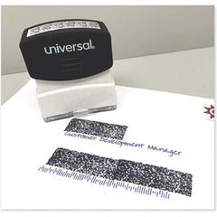 UNIVERSAL - Pre-inked Stock Stamps Type: Message Message: Obscures Data - Eagle Tool & Supply