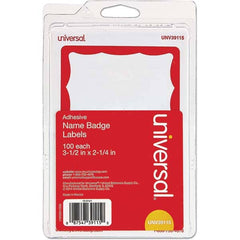 UNIVERSAL - Labels, Ribbons & Tapes Type: Badges Color: White/Red - Eagle Tool & Supply