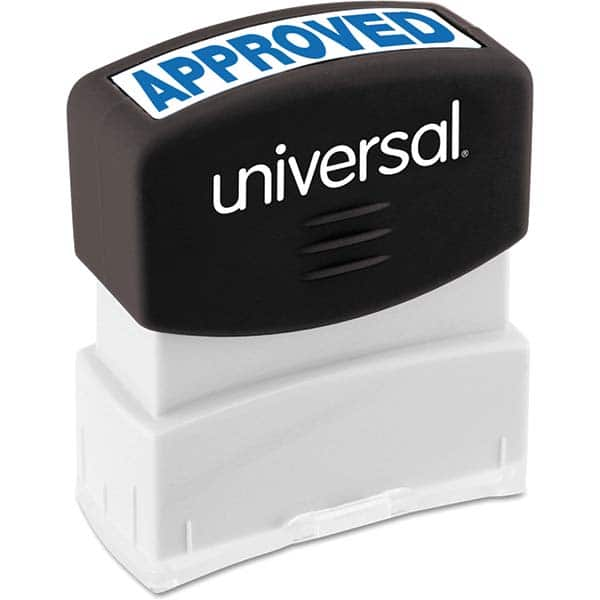 UNIVERSAL - Pre-inked Stock Stamps Type: Message Message: APPROVED - Eagle Tool & Supply