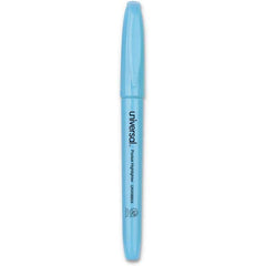 UNIVERSAL - Markers & Paintsticks Type: Highlighters Color: Fluorescent Blue - Eagle Tool & Supply