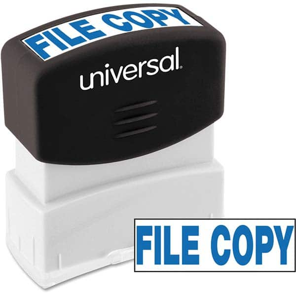 UNIVERSAL - Pre-inked Stock Stamps Type: Message Message: FILE COPY - Eagle Tool & Supply