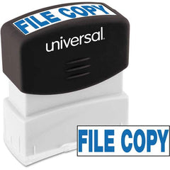 UNIVERSAL - Pre-inked Stock Stamps Type: Message Message: FILE COPY - Eagle Tool & Supply