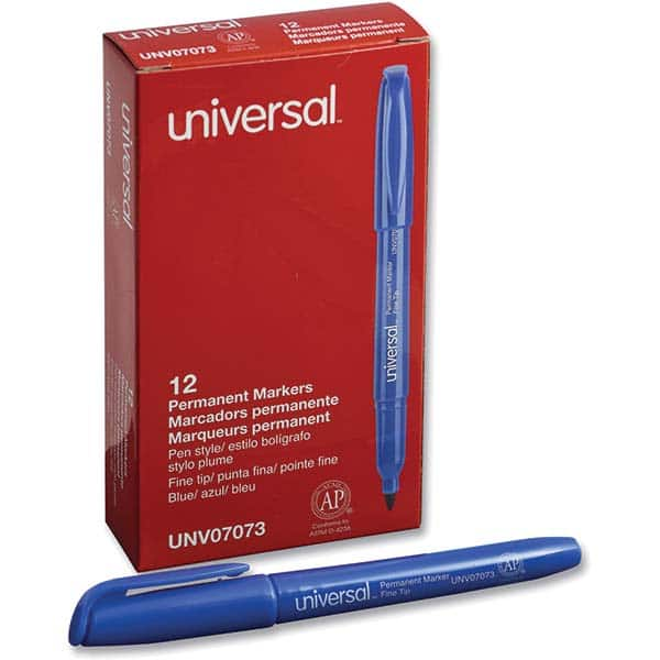 UNIVERSAL - Markers & Paintsticks Type: Permanent Color: Blue - Eagle Tool & Supply