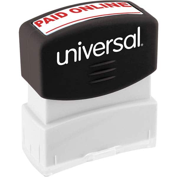 UNIVERSAL - Pre-inked Stock Stamps Type: Message Message: PAID ONLINE - Eagle Tool & Supply