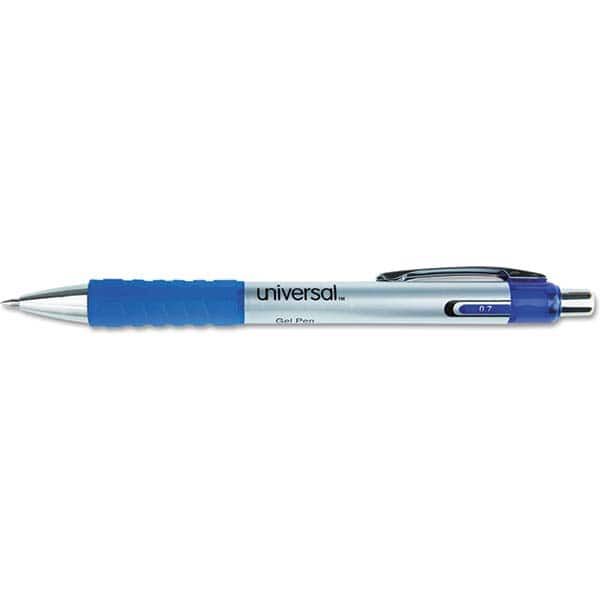 UNIVERSAL - Pens & Pencils Type: Comfort Grip Retractable Pen Color: Blue - Eagle Tool & Supply