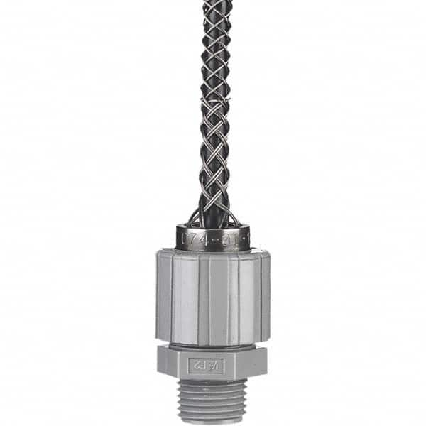 Hubbell Wiring Device-Kellems - 0.62 to 0.75" Liquidtight Straight Strain Relief Cord Grip - Eagle Tool & Supply