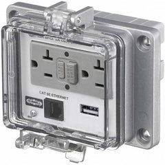 Hubbell Wiring Device-Kellems - Data Port Receptacles Receptacle Configuration: Ethernet Number of Ports: 1 - Eagle Tool & Supply