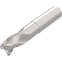 Niagara Cutter - 1", 1-1/4" LOC, 1" Shank Diam, 4" OAL, 3 Flute Solid Carbide Square End Mill - Eagle Tool & Supply
