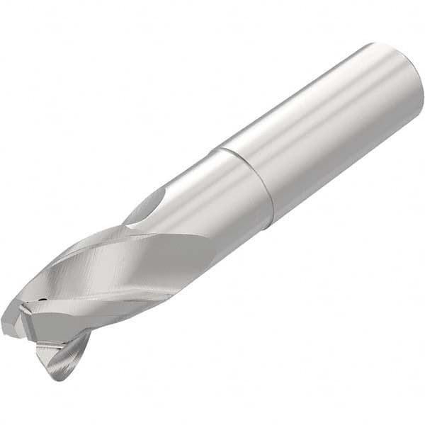 Niagara Cutter - 1/2", 3/4" LOC, 1/2" Shank Diam, 3" OAL, 3 Flute Solid Carbide Square End Mill - Eagle Tool & Supply