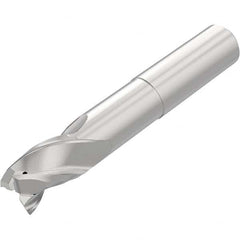 Niagara Cutter - 1/2", 3/4" LOC, 1/2" Shank Diam, 3-1/2" OAL, 3 Flute Solid Carbide Square End Mill - Eagle Tool & Supply