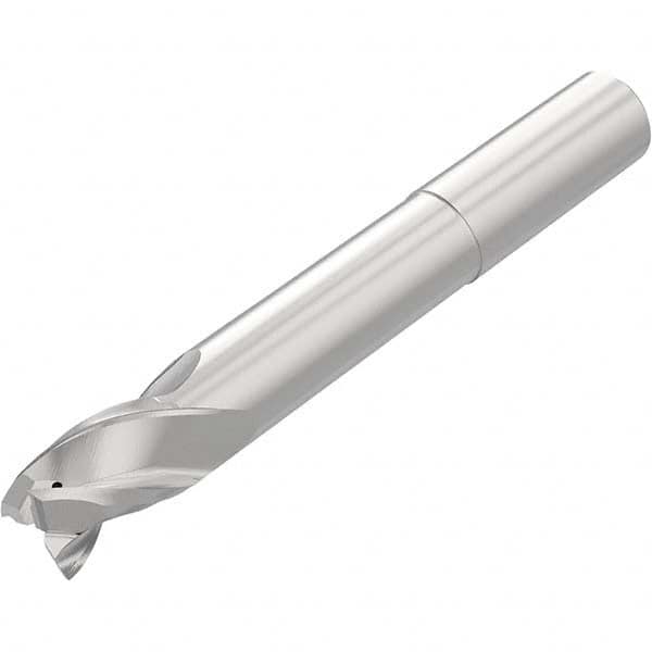 Niagara Cutter - 3/4", 1" LOC, 3/4" Shank Diam, 5-1/2" OAL, 3 Flute Solid Carbide Square End Mill - Eagle Tool & Supply