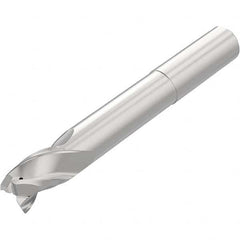 Niagara Cutter - 1/2", 3/4" LOC, 1/2" Shank Diam, 4-1/2" OAL, 3 Flute Solid Carbide Square End Mill - Eagle Tool & Supply