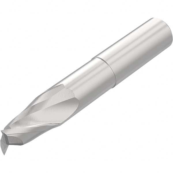 Niagara Cutter - 3/4", 1" LOC, 3/4" Shank Diam, 4-1/2" OAL, 2 Flute Solid Carbide Square End Mill - Eagle Tool & Supply