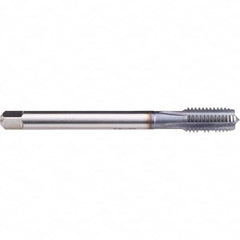 Emuge - M16x1.50 Metric Fine 6H 0 Flute TiCN Finish Powdered Metal Machine Tap - Eagle Tool & Supply