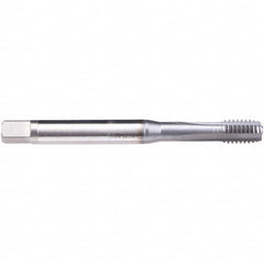 Emuge - M4x0.70 Metric 6H 0 Flute TiCN Finish Cobalt Machine Tap - Eagle Tool & Supply