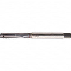 Emuge - M8x1.25 Metric 6H 0 Flute TiCN Finish Cobalt Machine Tap - Eagle Tool & Supply