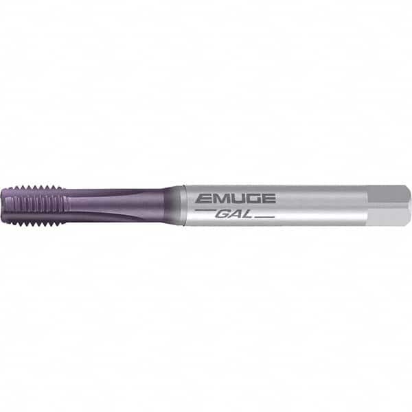 Emuge - M16x2.00 Metric 4 Flute TiCN Finish Powdered Metal Spiral Point Tap - Eagle Tool & Supply