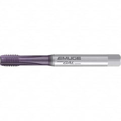 Emuge - M20x2.50 Metric 4 Flute TiCN Finish Powdered Metal Spiral Point Tap - Eagle Tool & Supply