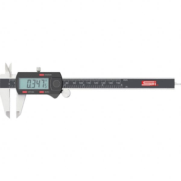 SPI - 0 to 150mm Range, 0.01mm Resolution, Electronic Caliper - Eagle Tool & Supply