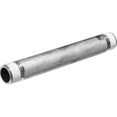 1 x 2″ 6063 Aluminum Pipe Nipple Threaded with Thread Sealant, Schedule 40