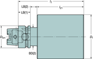 392410506313050A HSK BLANK - Eagle Tool & Supply