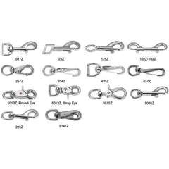 Campbell - 3-1/2" Long Bolt Snap - Nickel Plated with 3/8" Snap Opening - Eagle Tool & Supply