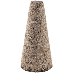 Norton - Cones & Plugs Maximum Diameter (Inch): 1-1/2 Head Thickness (Inch): 2-1/2 - Eagle Tool & Supply