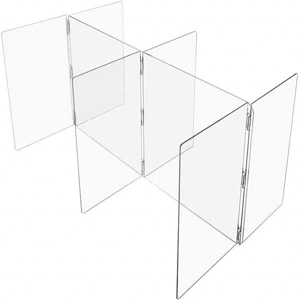 USA Sealing - 48" x 96" Self-Supporting Partition & Panel System-Social Distancing Barrier - Eagle Tool & Supply