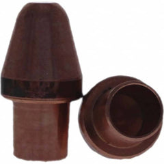 Tuffaloy - Spot Welder Tips For Use With: 7RW Cap Taper Electrode Holder Type: Male Cap A Nose (Pointed) - Eagle Tool & Supply
