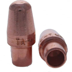 Tuffaloy - Spot Welder Tips For Use With: 4RW Cap Taper Electrode Holder Type: Male Cap A Nose (Pointed) - Eagle Tool & Supply