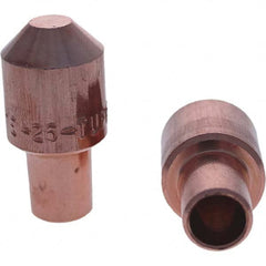 Tuffaloy - Spot Welder Tips For Use With: 5RW Cap Taper Electrode Holder Type: Male Cap E Nose (Truncated) - Eagle Tool & Supply