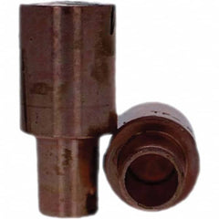 Tuffaloy - Spot Welder Tips For Use With: 7RW Cap Taper Electrode Holder Type: Male Cap F Nose (Radius) - Eagle Tool & Supply