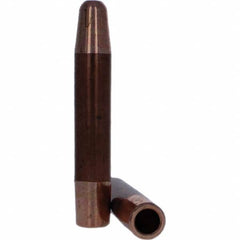 Tuffaloy - Spot Welder Tips For Use With: 5RW Electrode Holder Type: Straight Tip A Nose (Pointed) - Eagle Tool & Supply