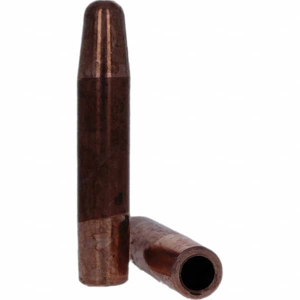 Tuffaloy - Spot Welder Tips For Use With: 5RW Electrode Holder Type: Straight Tip A Nose (Pointed) - Eagle Tool & Supply