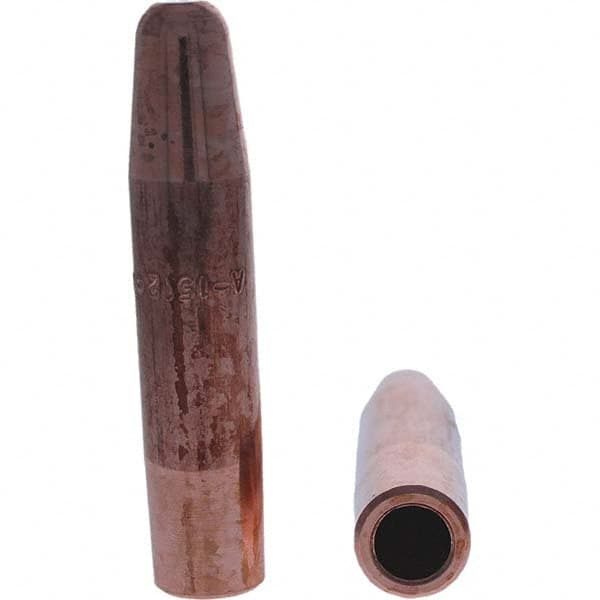 Tuffaloy - Spot Welder Tips For Use With: 5RW Electrode Holder Type: Straight Tip A Nose (Pointed) - Eagle Tool & Supply