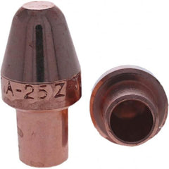 Tuffaloy - Spot Welder Tips For Use With: 5RW Cap Taper Electrode Holder Type: Male Cap A Nose (Pointed) - Eagle Tool & Supply