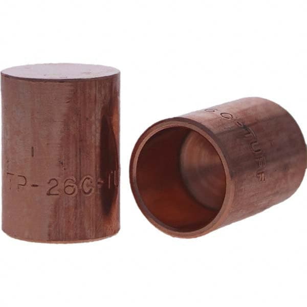 Tuffaloy - Spot Welder Tips For Use With: 6RW Cap Taper Electrode Holder Type: Female Cap C Nose (Flat) - Eagle Tool & Supply