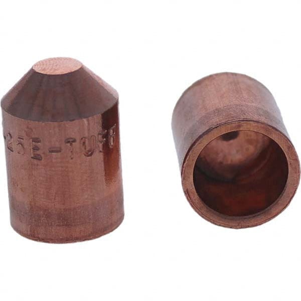 Tuffaloy - Spot Welder Tips For Use With: 5RW Cap Taper Electrode Holder Type: Female Cap E Nose (Truncated) - Eagle Tool & Supply