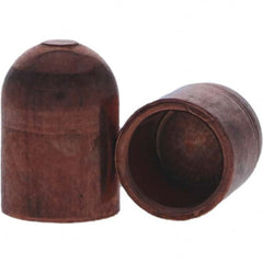 Tuffaloy - Spot Welder Tips For Use With: 5RW Cap Taper Electrode Holder Type: Female Cap B Nose (Dome) - Eagle Tool & Supply