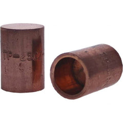 Tuffaloy - Spot Welder Tips For Use With: 5RW Cap Taper Electrode Holder Type: Female Cap C Nose (Flat) - Eagle Tool & Supply
