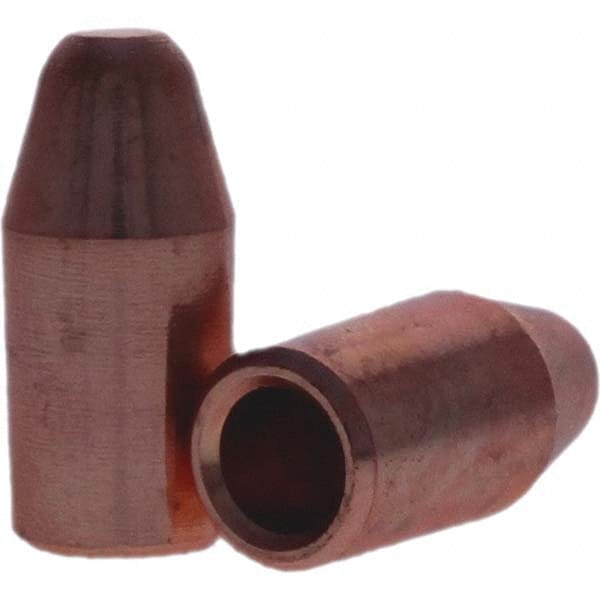 Tuffaloy - Spot Welder Tips For Use With: 4RW Electrode Holder Type: Straight Tip A Nose (Pointed) - Eagle Tool & Supply