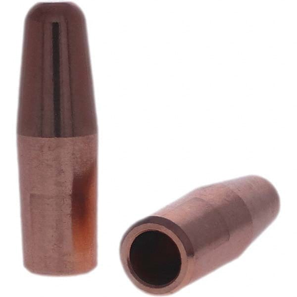 Tuffaloy - Spot Welder Tips For Use With: 4RW Electrode Holder Type: Straight Tip A Nose (Pointed) - Eagle Tool & Supply