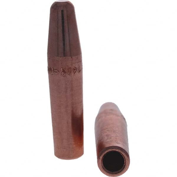 Tuffaloy - Spot Welder Tips For Use With: 4RW Electrode Holder Type: Straight Tip A Nose (Pointed) - Eagle Tool & Supply