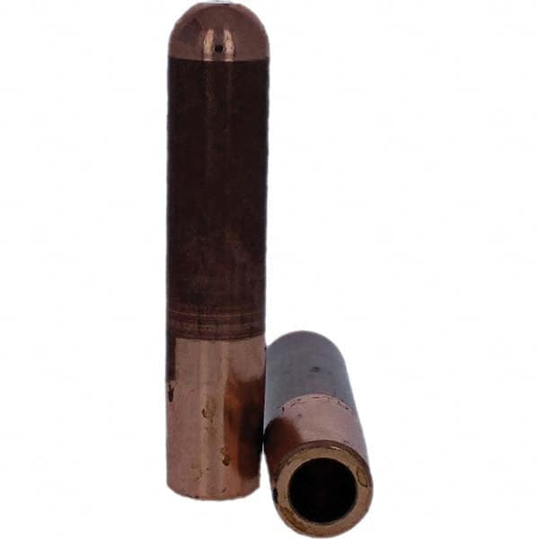 Tuffaloy - Spot Welder Tips For Use With: 7RW Electrode Holder Type: Straight Tip B Nose (Dome) - Eagle Tool & Supply