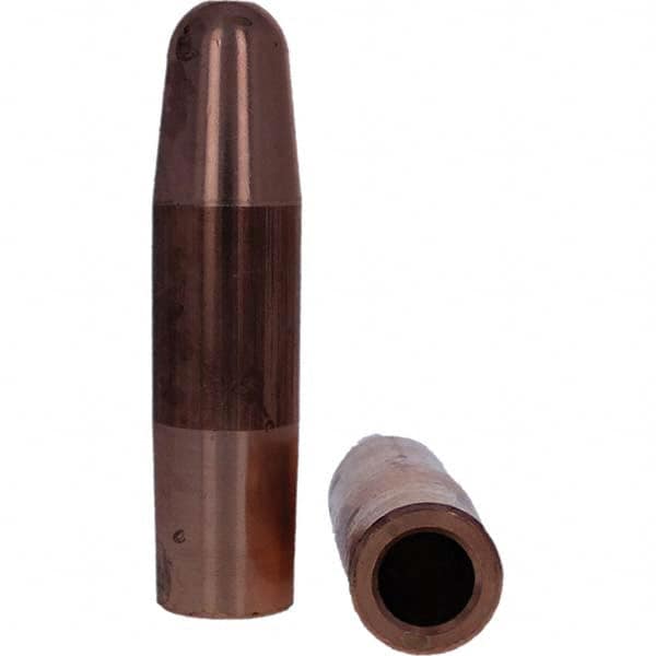 Tuffaloy - Spot Welder Tips For Use With: 7RW Electrode Holder Type: Straight Tip A Nose (Pointed) - Eagle Tool & Supply