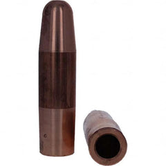 Tuffaloy - Spot Welder Tips For Use With: 7RW Electrode Holder Type: Straight Tip A Nose (Pointed) - Eagle Tool & Supply