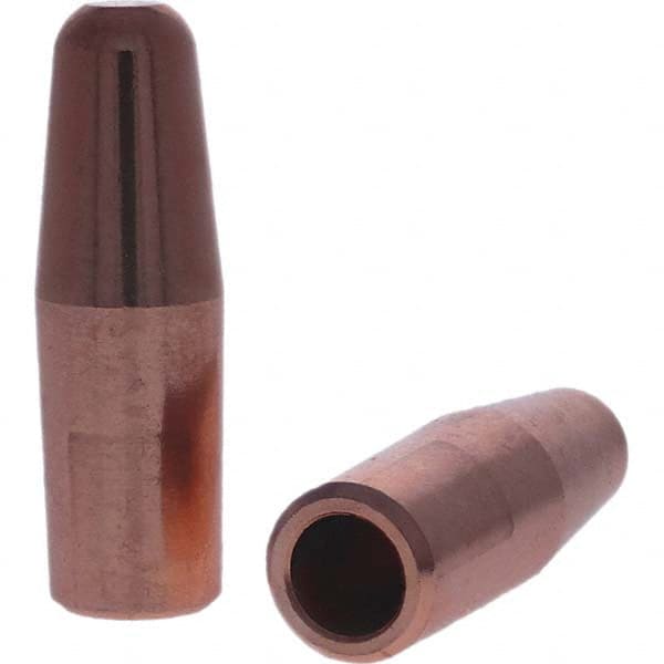 Tuffaloy - Spot Welder Tips For Use With: 4RW Electrode Holder Type: Straight Tip A Nose (Pointed) - Eagle Tool & Supply