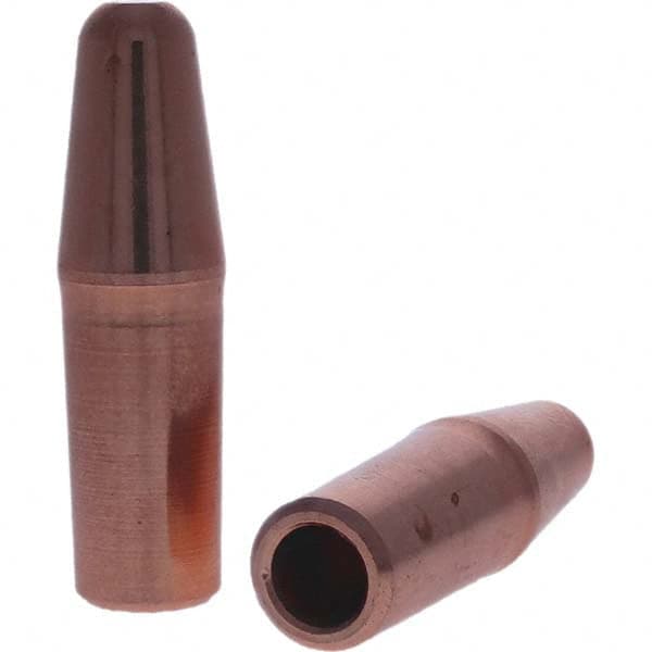 Tuffaloy - Spot Welder Tips For Use With: 4RW Electrode Holder Type: Straight Tip A Nose (Pointed) - Eagle Tool & Supply