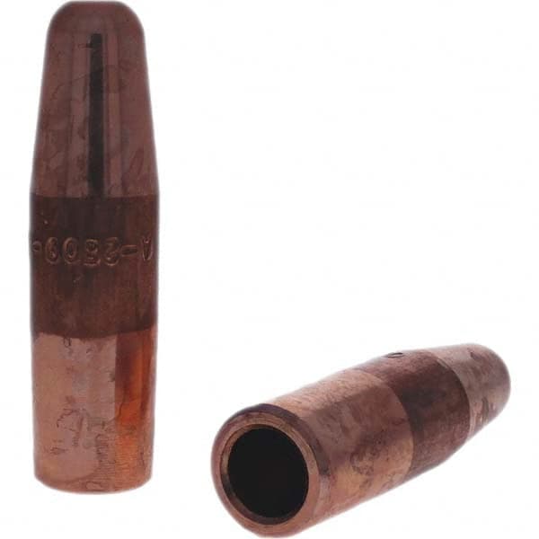 Tuffaloy - Spot Welder Tips For Use With: 5RW Electrode Holder Type: Straight Tip A Nose (Pointed) - Eagle Tool & Supply